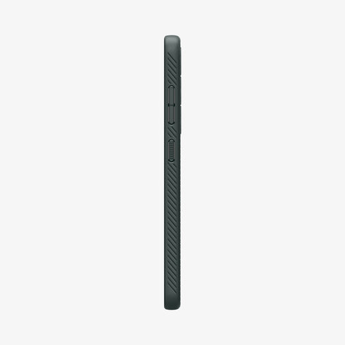 ACS07287 - Galaxy S24 Ultra Case Liquid Air in Matte Black showing the back